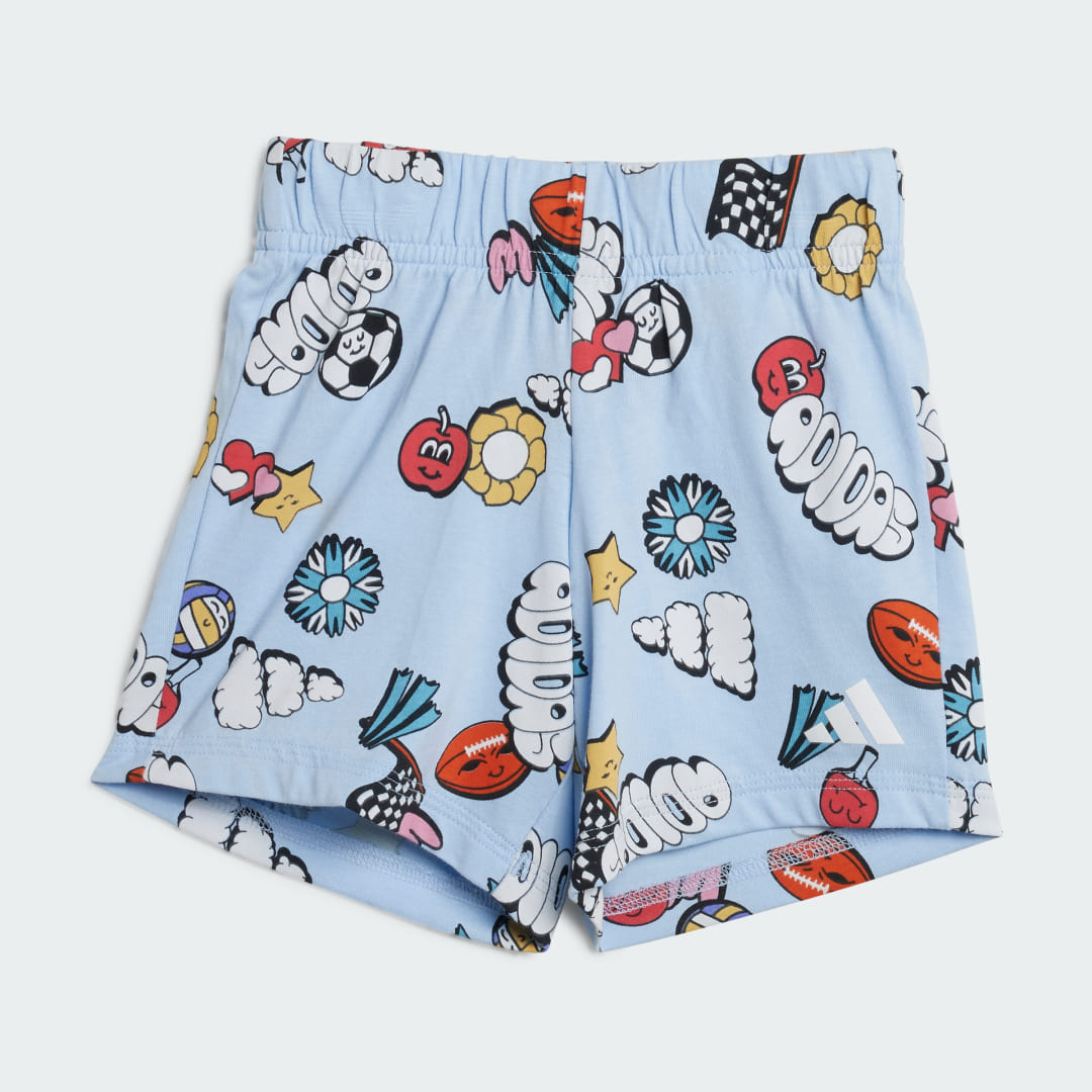 Adidas Seasonal Essentials Fun Allover Print Setje Kids