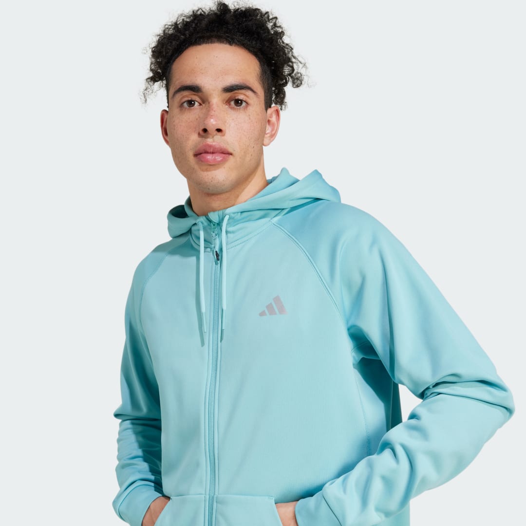 Adidas Game and Go Training Big Logo 3-Stripes Ritshoodie