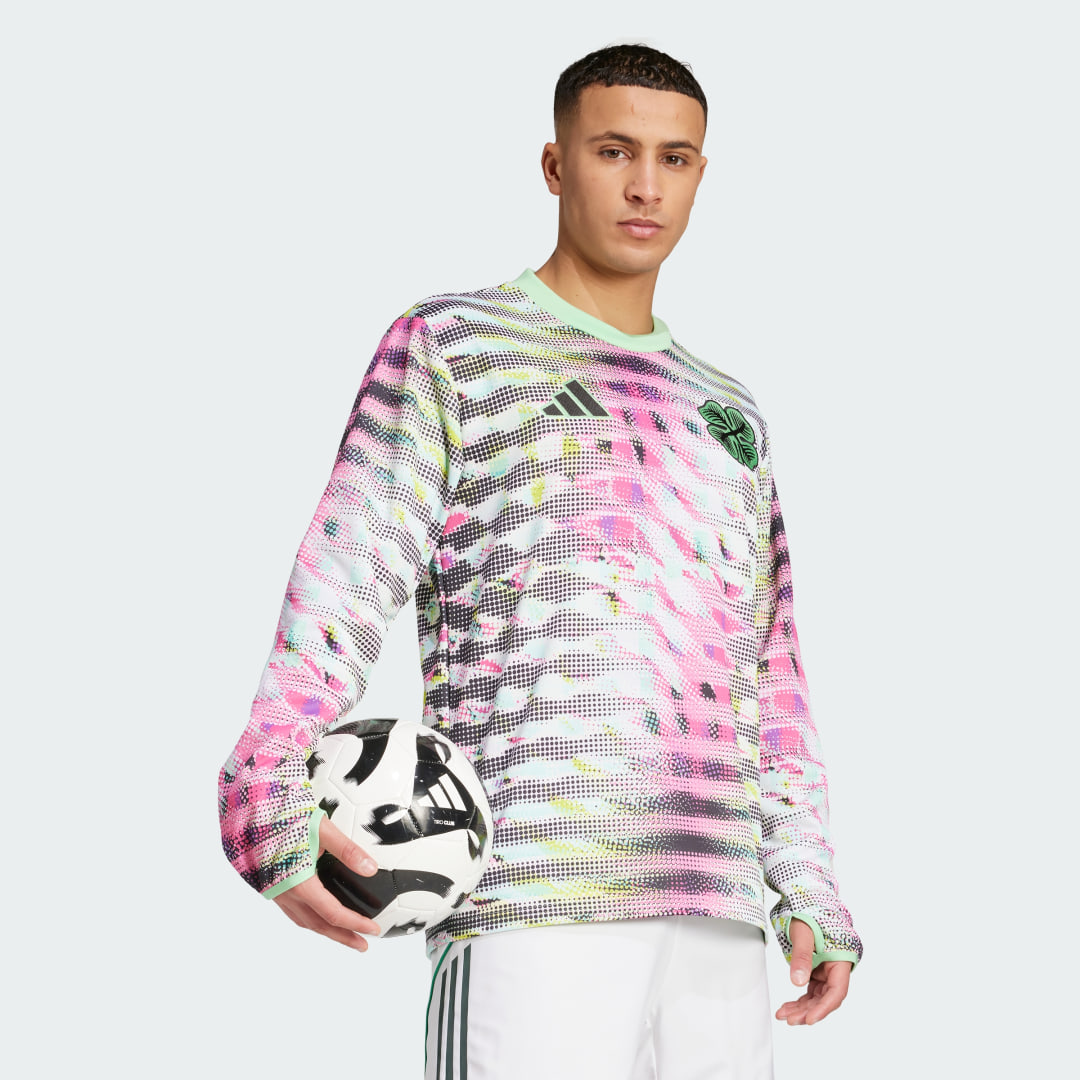 Adidas Celtic FC 25 26 Pre-Match Warm Longsleeve