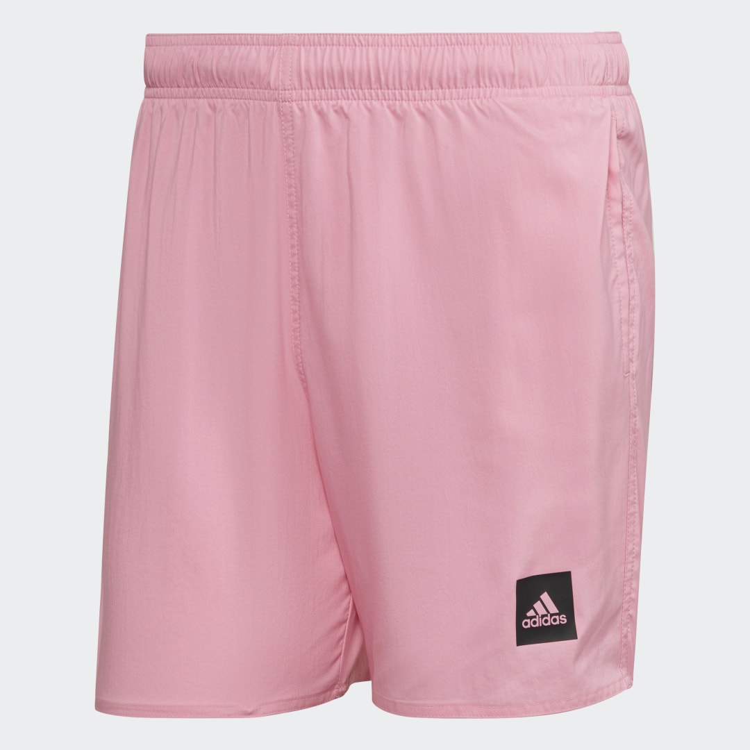 Short de natation uni de courte longueur