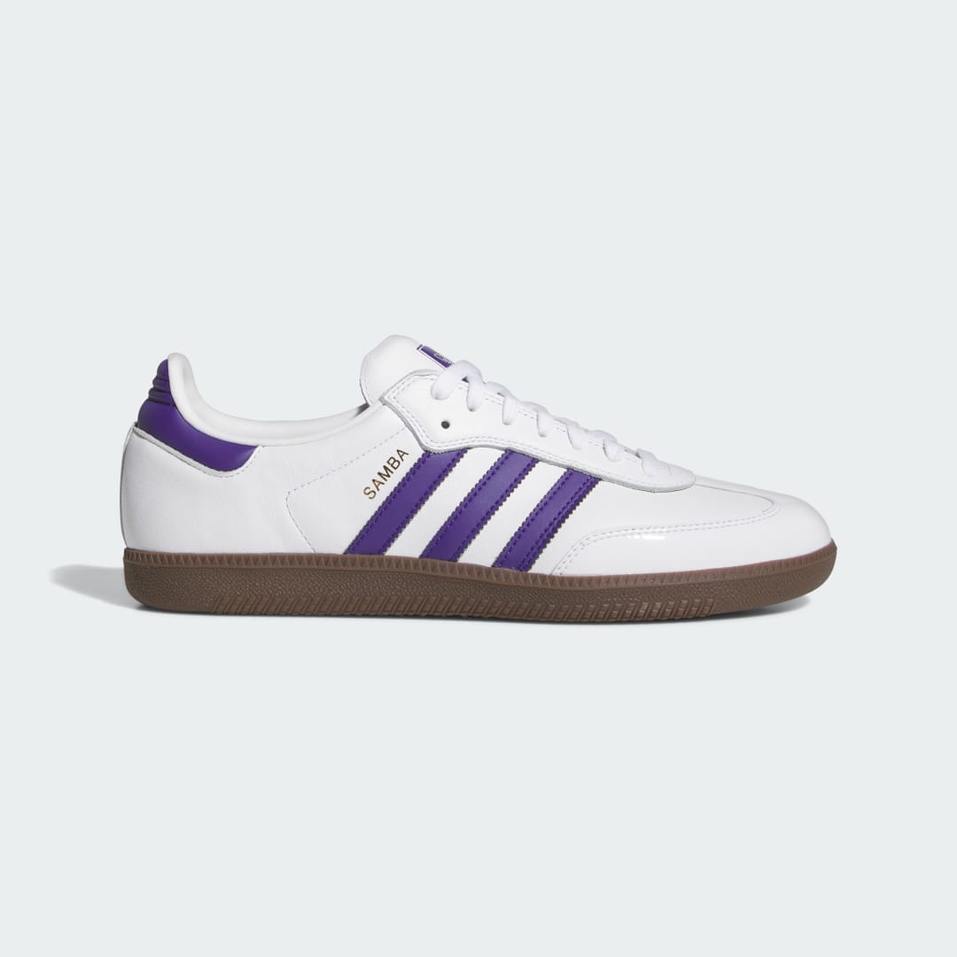 Adidas Samba sneaker Cloud White / Collegiate Purple / Gold Metallic