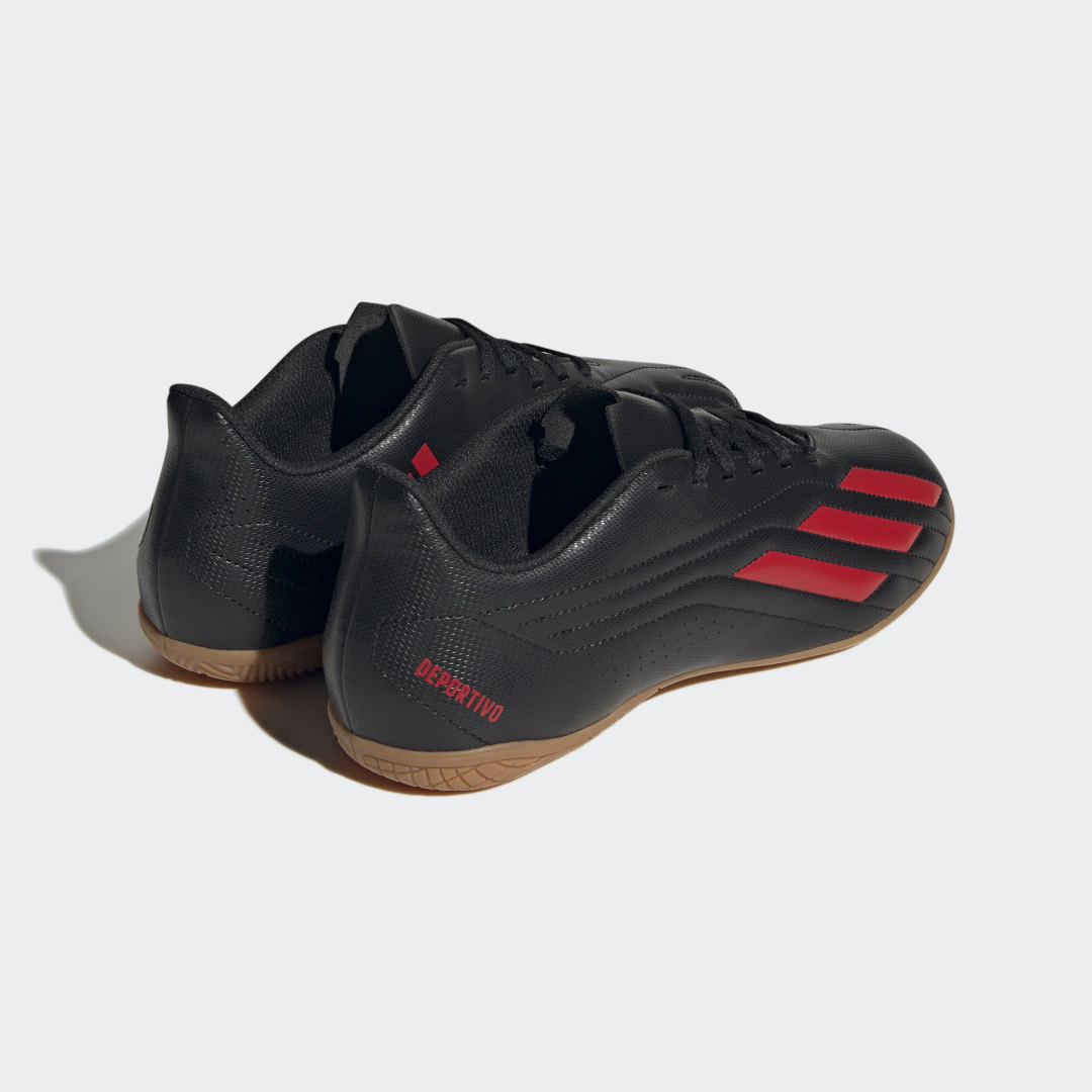 

adidas Calzado de Fútbol Deportivo II Cancha Cubierta Unisex, Negro/rojo/rojo