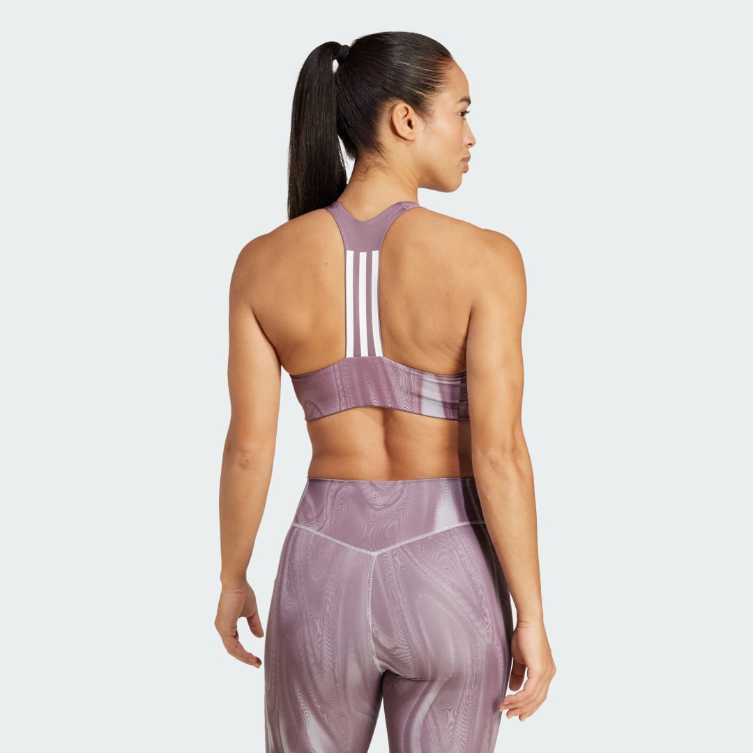 Adidas Powerimpact Training Medium-Support 3-Stripes Beha