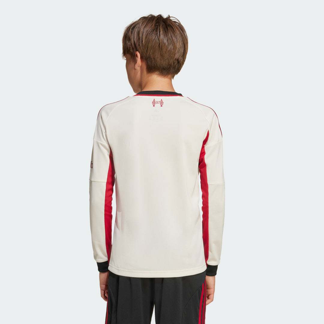 Adidas Liverpool FC 25 26 Uitshirt met Lange Mouwen Kids