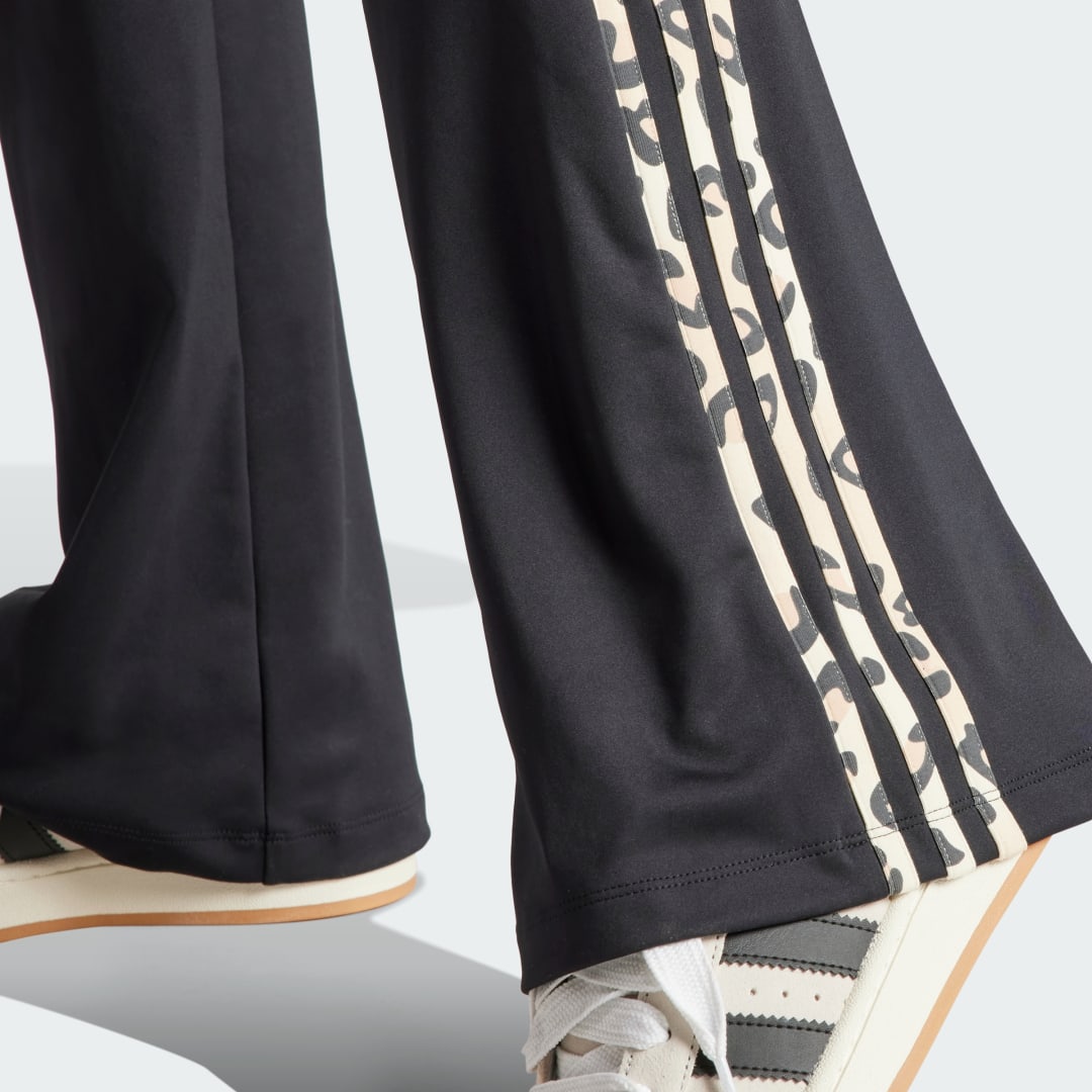 Adidas Originals Leopard Luxe 3-Stripes Flared Legging
