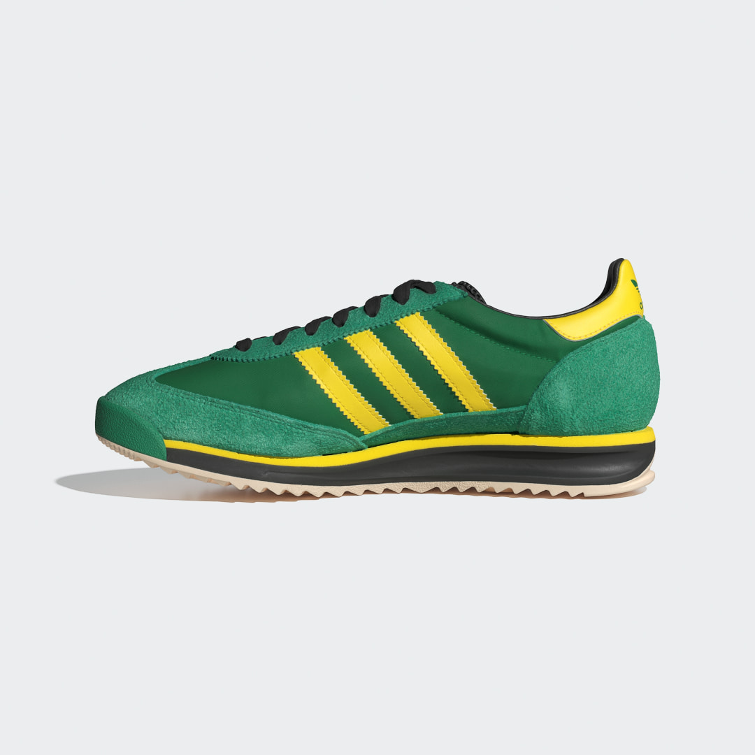 

adidas Tenis SL 72 RS Unisex, Verde/amarillo/negro