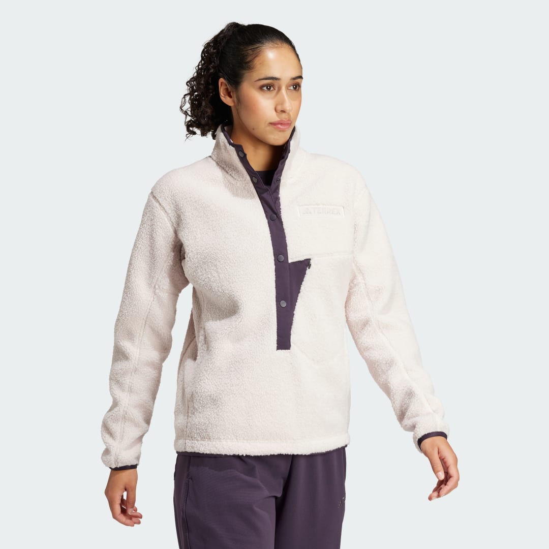Adidas Terrex Xploric High Pile Fleece Pullover Sweatshirt