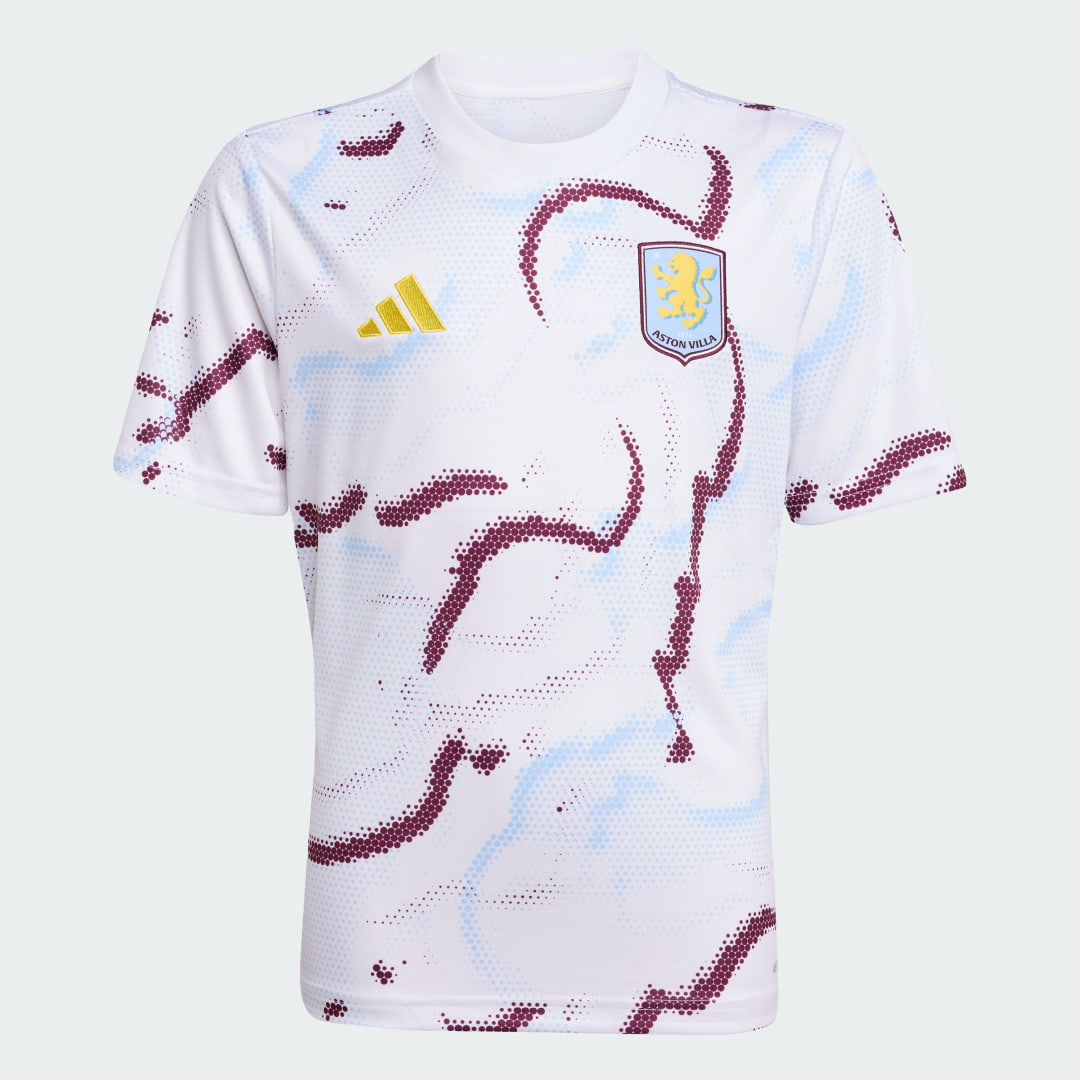 Adidas Aston Villa FC 25 26 Pre-Match Voetbalshirt Kids