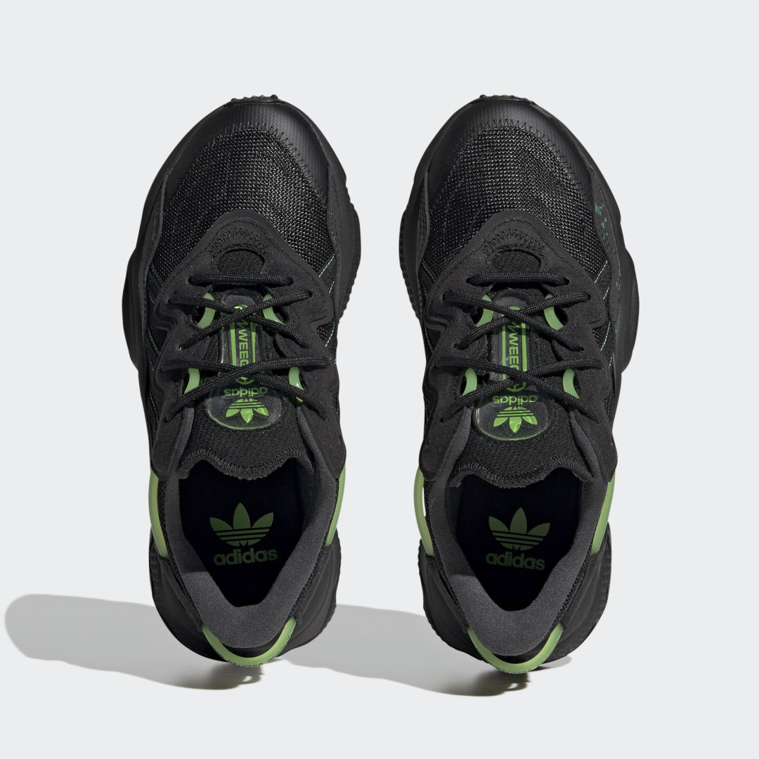 Adidas Ozweego sneaker Core Black / Core Black / Solar Green