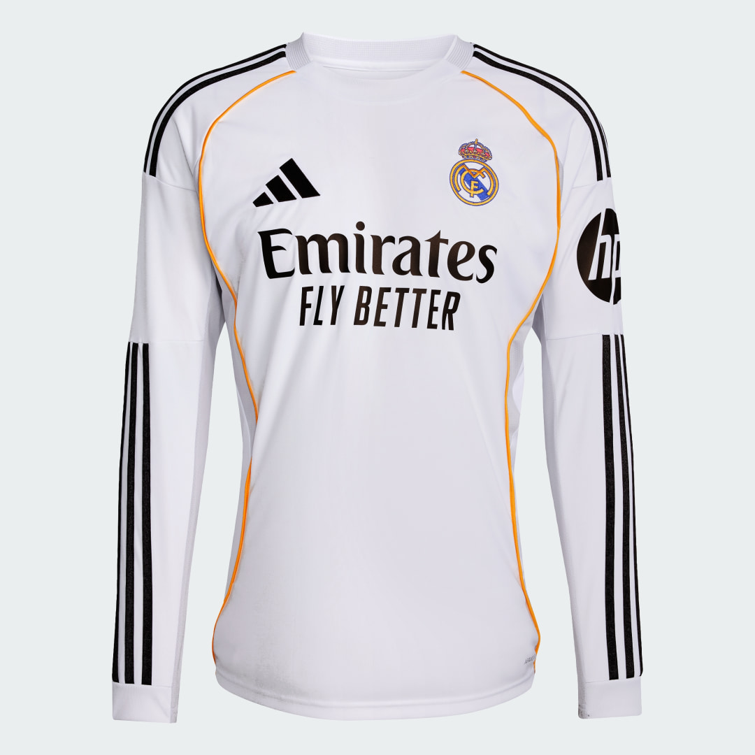 Adidas Real Madrid 25 26 Longsleeve Thuisshirt