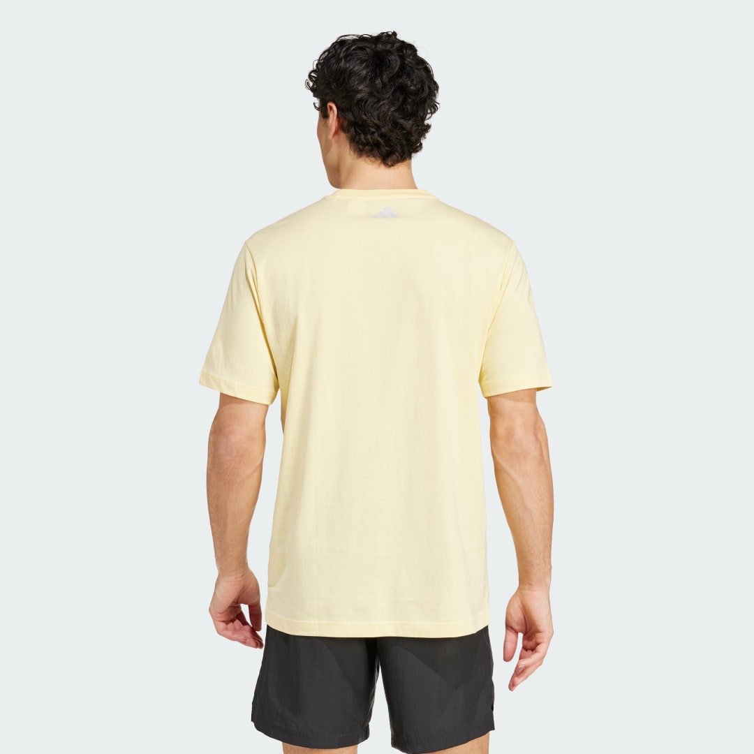 

adidas Camiseta Yoga Energized Soult Club Estampada Hombre, Amarillo