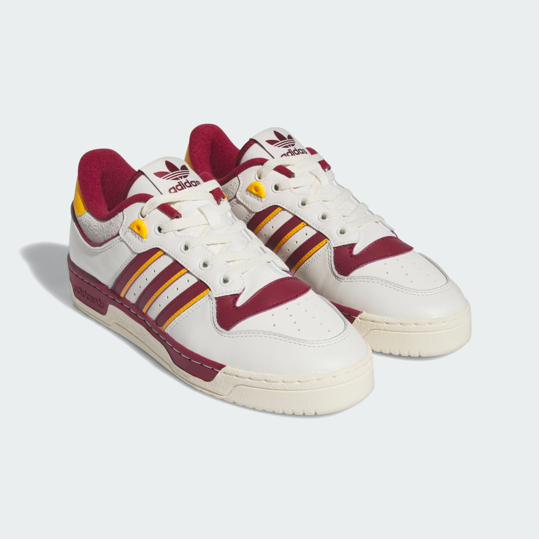 Adidas Rivalry sneaker Cloud White / Team Coll Burgundy 2 / Crew Yellow