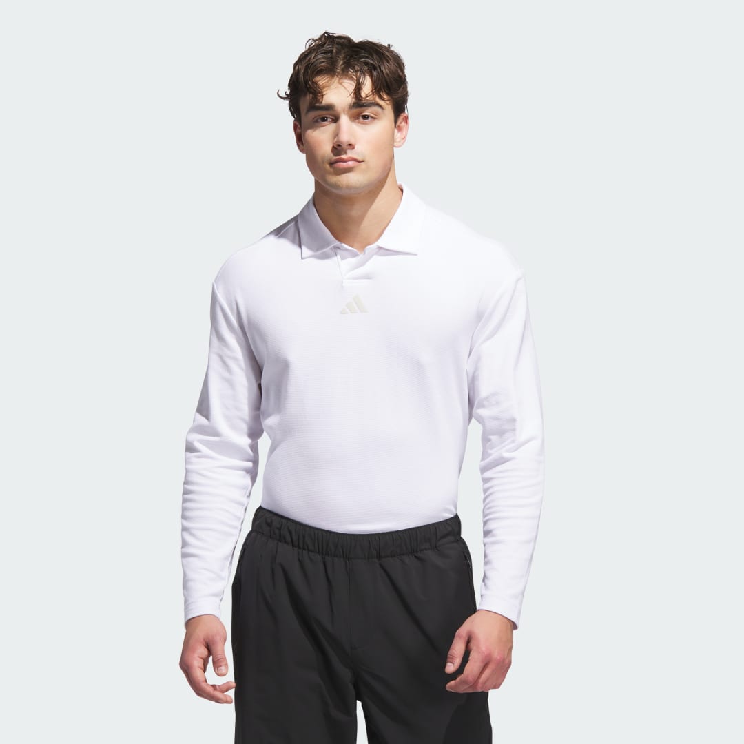 Adidas Beyond Long Sleeve Loose Fit Poloshirt