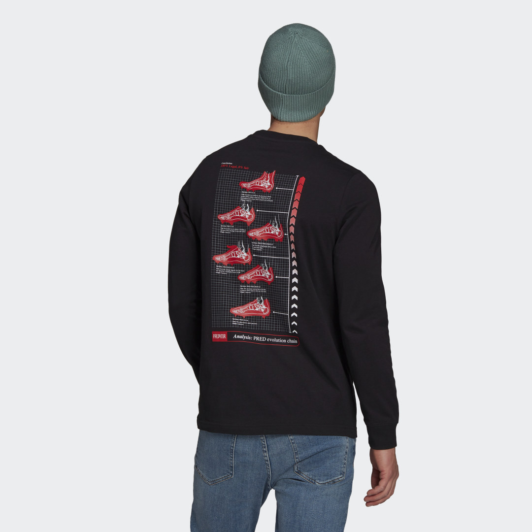 фото Футболка с длинным рукавом predator graphic adidas performance