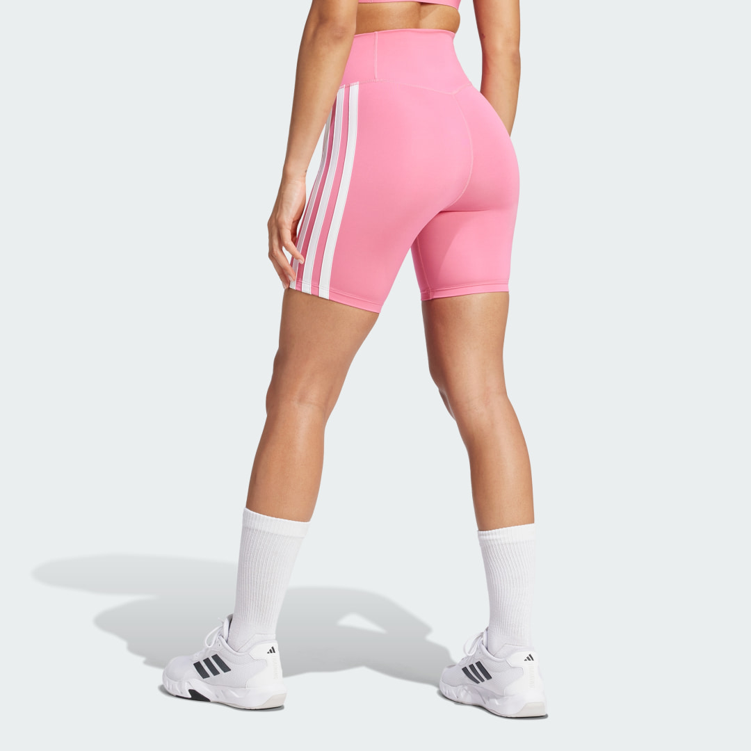Thumbnail - Optime Essentials 3-Stripes Short Leggings