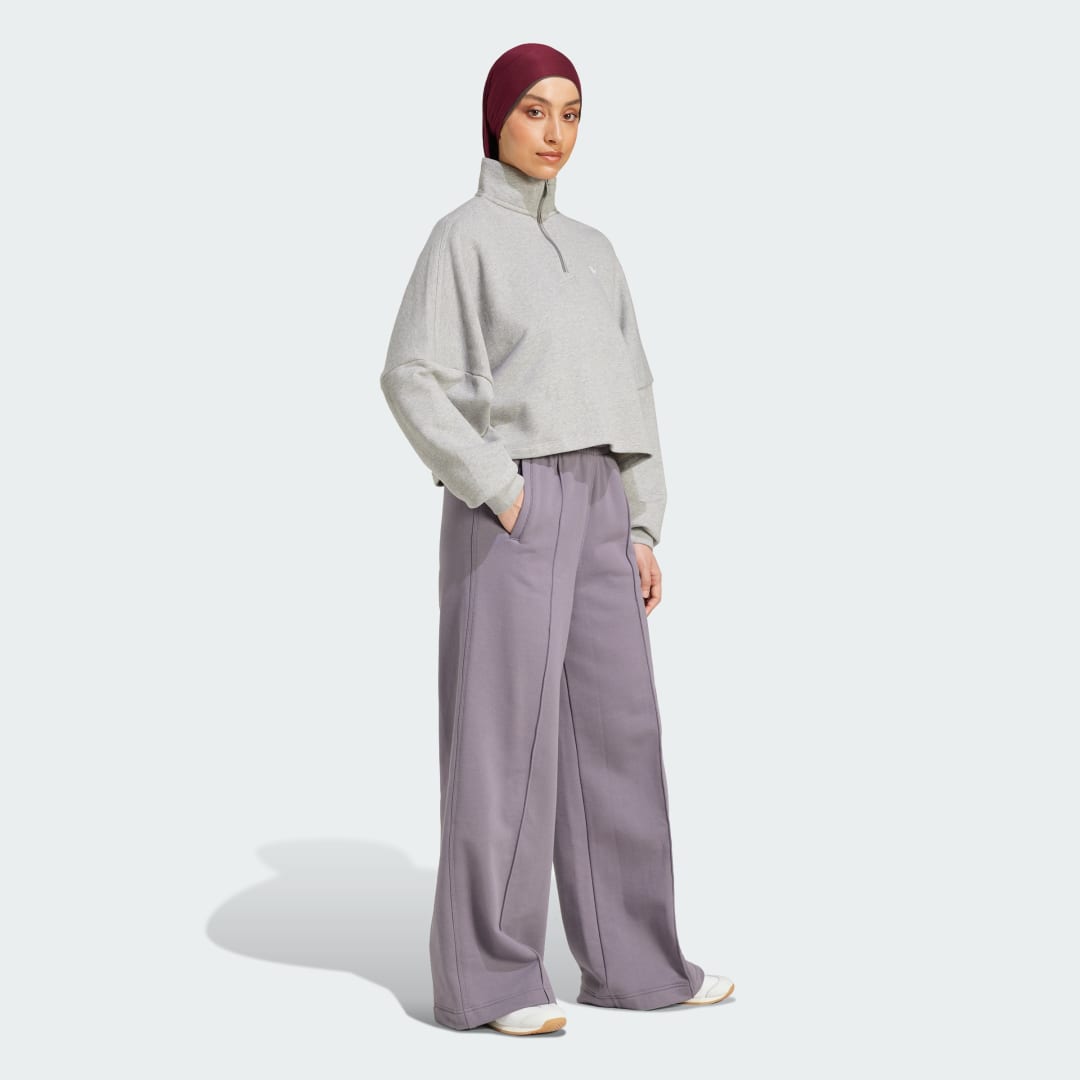 Adidas Premium Essentials Pintuck Wide Leg Broek