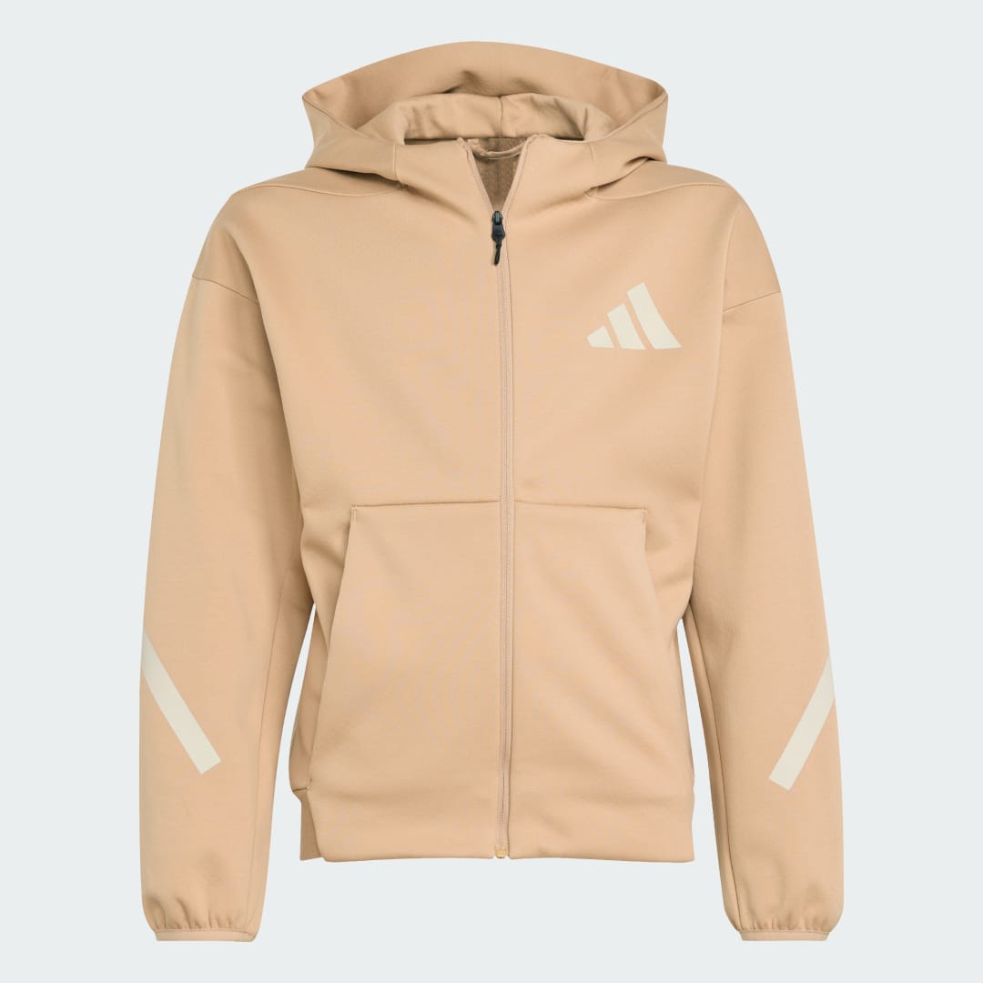 Adidas Z.N.E. Trainingsjack met Capuchon en Lange Rits Kids