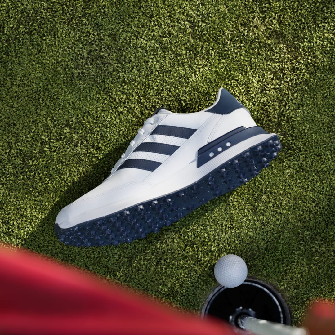 

adidas Calzado de Golf S2G Spikeless Leather 24 Hombre, Blanco/collegiate azul/plata gris