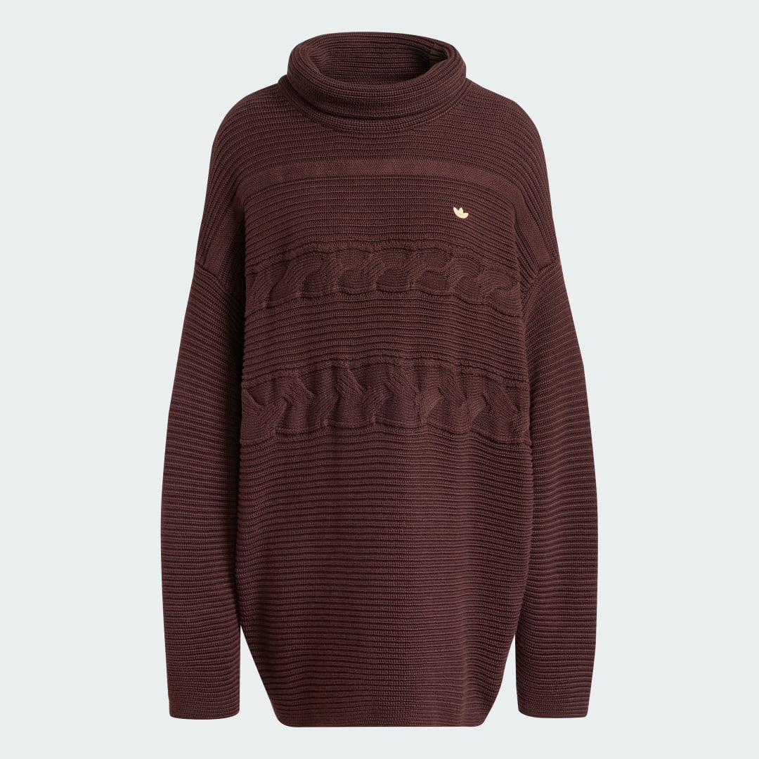 Adidas Premium Oversized Knit Turtleneck