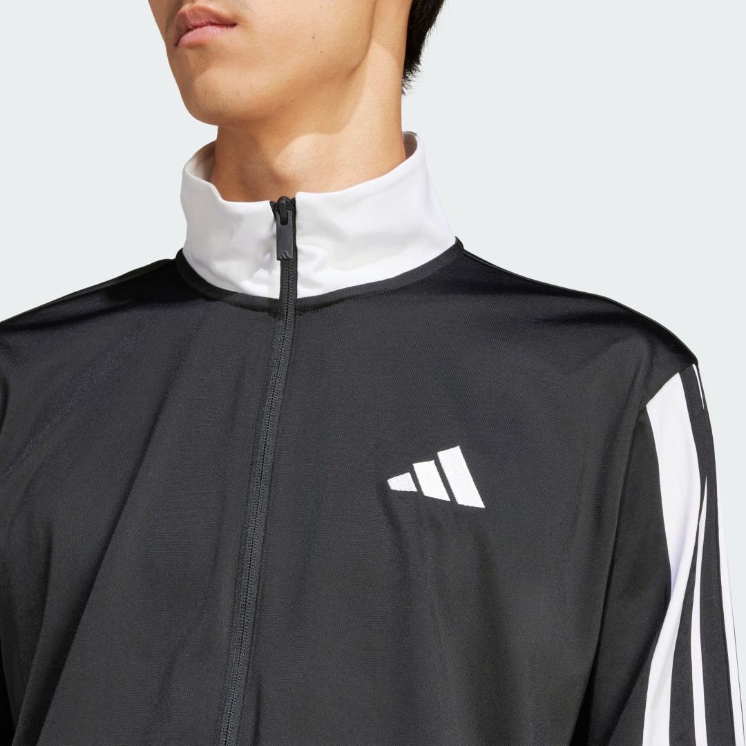 Adidas 3-Stripes Tricot Regular Fit Colorblock Trainingsjack