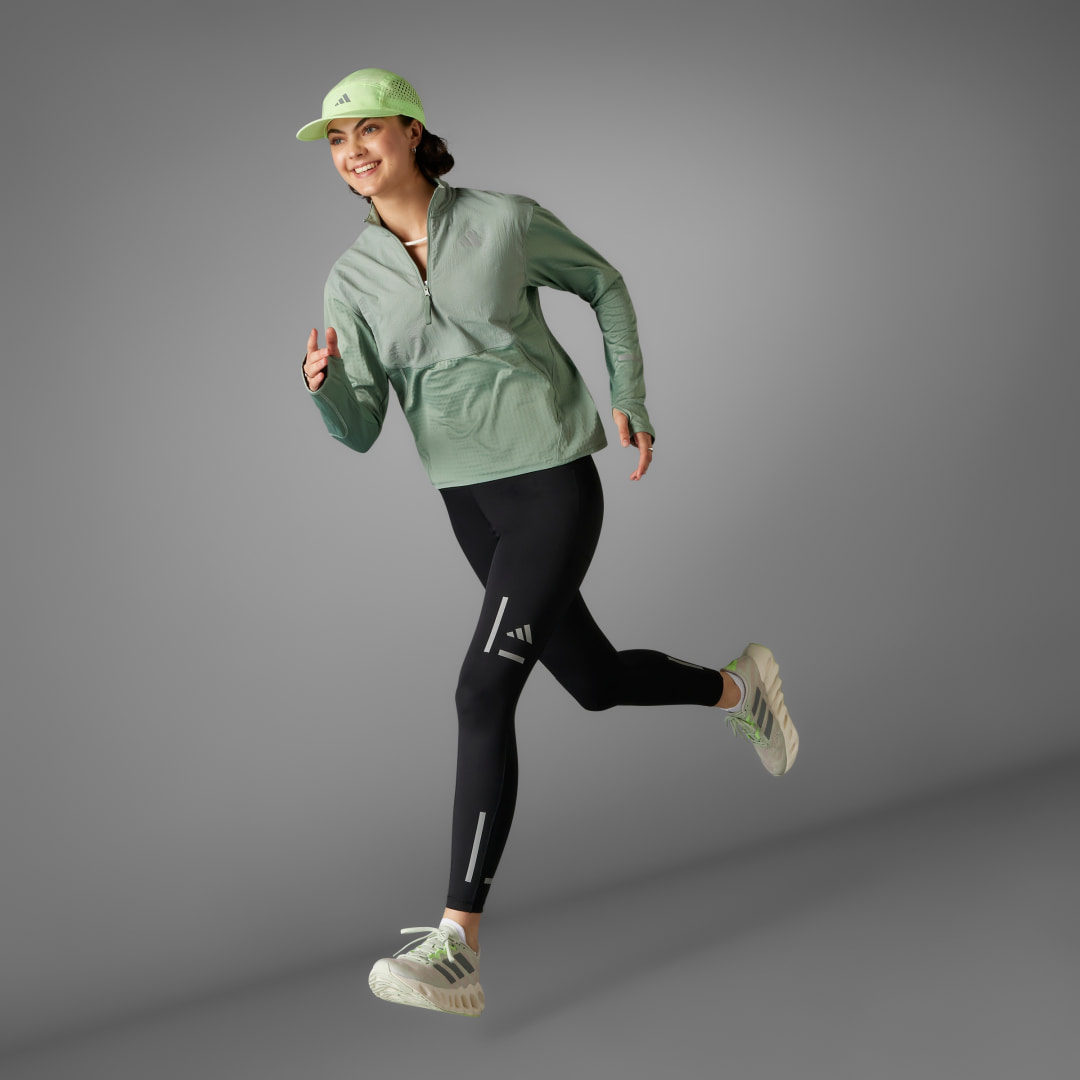 Adidas Ultimate Hi Vis Reflective Shirt met Halflange Rits
