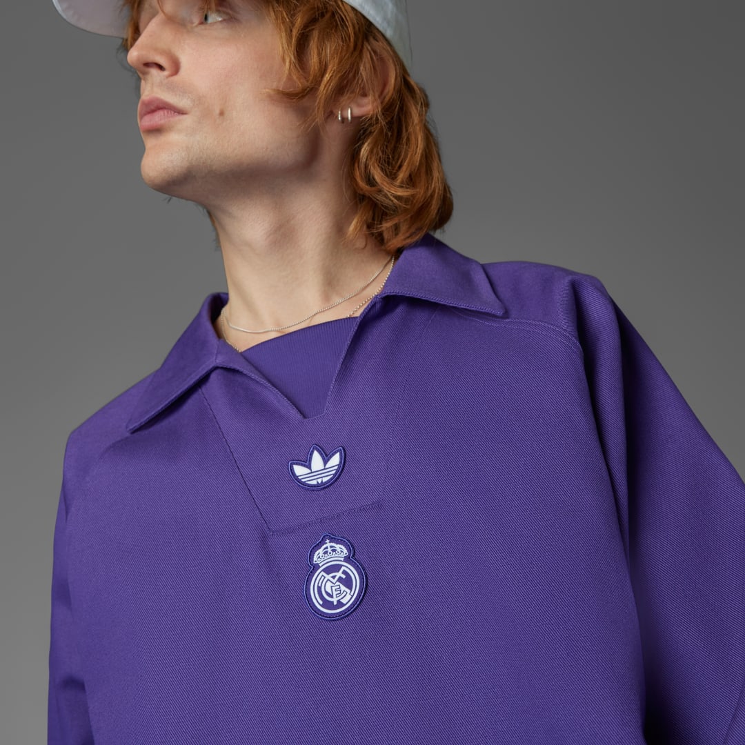 Adidas Real Madrid Terrace Icons Drill Shirt