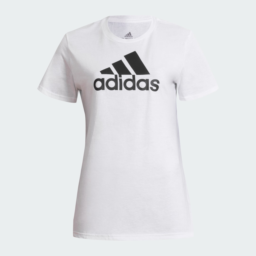 

adidas W BASIC BOS TEE Mujer, Blanco