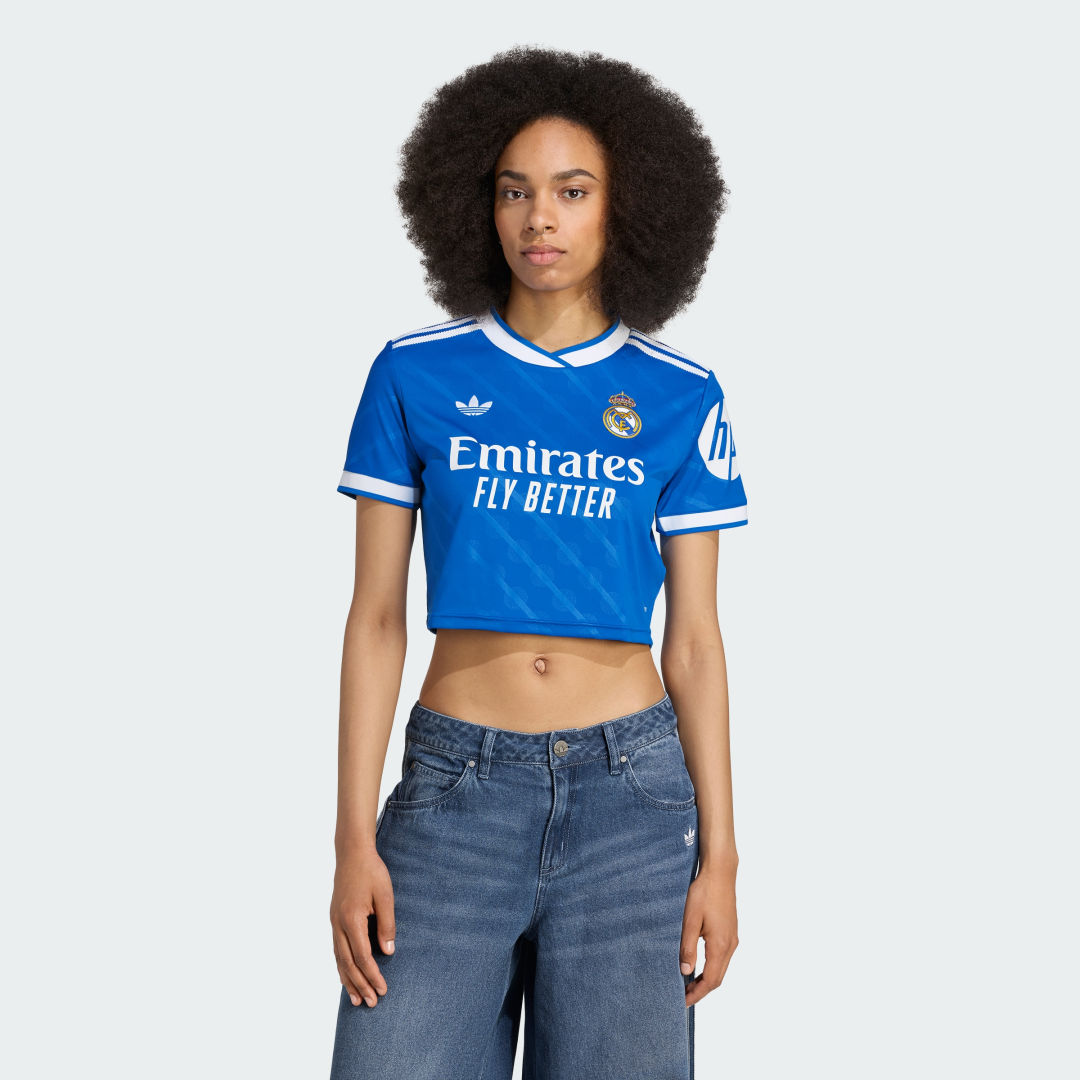 Adidas Real Madrid 25 26 Cropped Derde Shirt