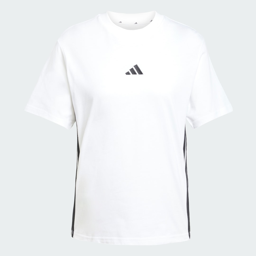 Adidas Essentials 3-Stripes Katoenen T-shirt