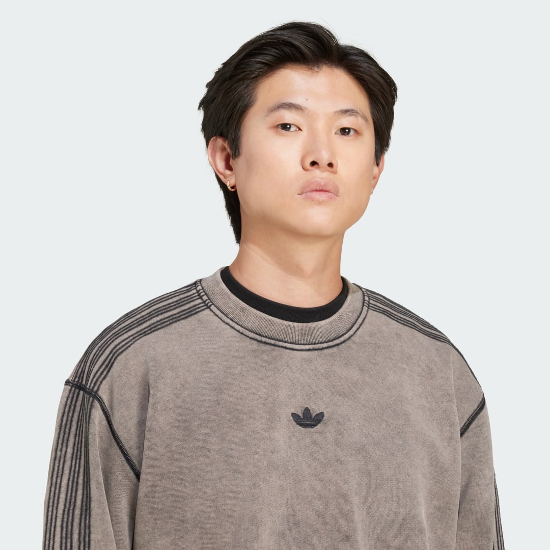 Adidas Premium Essentials Retro Washed Crew Sweatshirt