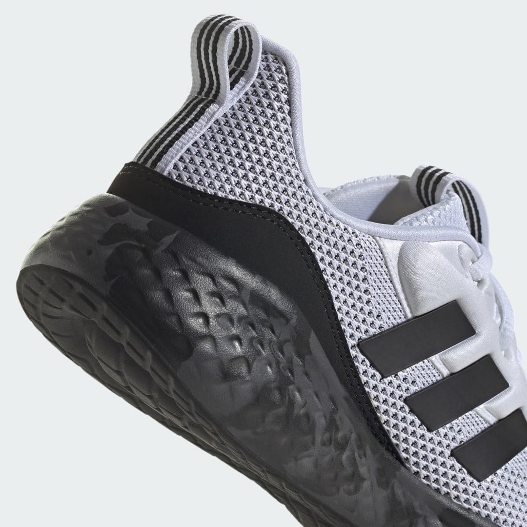 

adidas Tenis Fluidflow 3.0 Unisex, Blanco/negro/gris three
