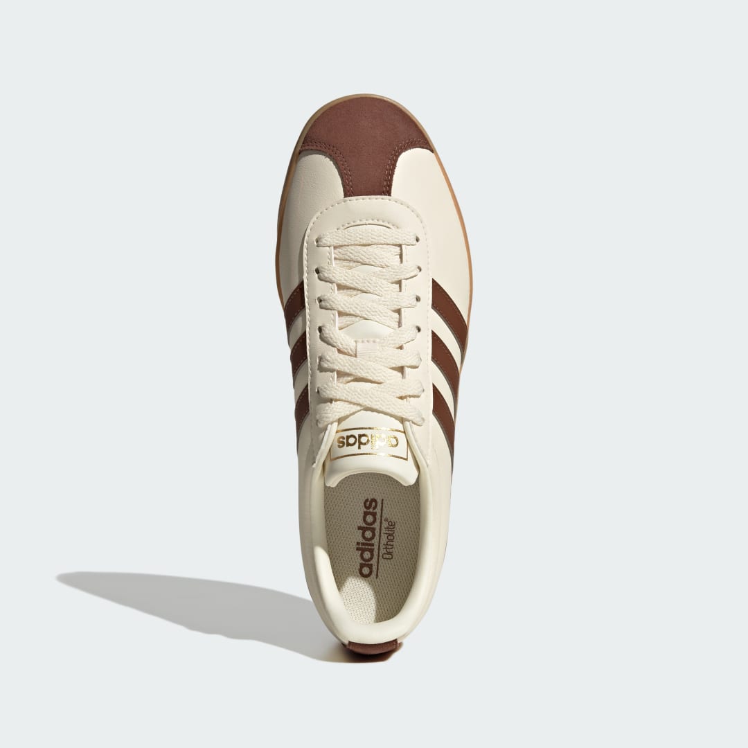 Adidas VL court sneaker Cream White / Preloved Brown / Gum