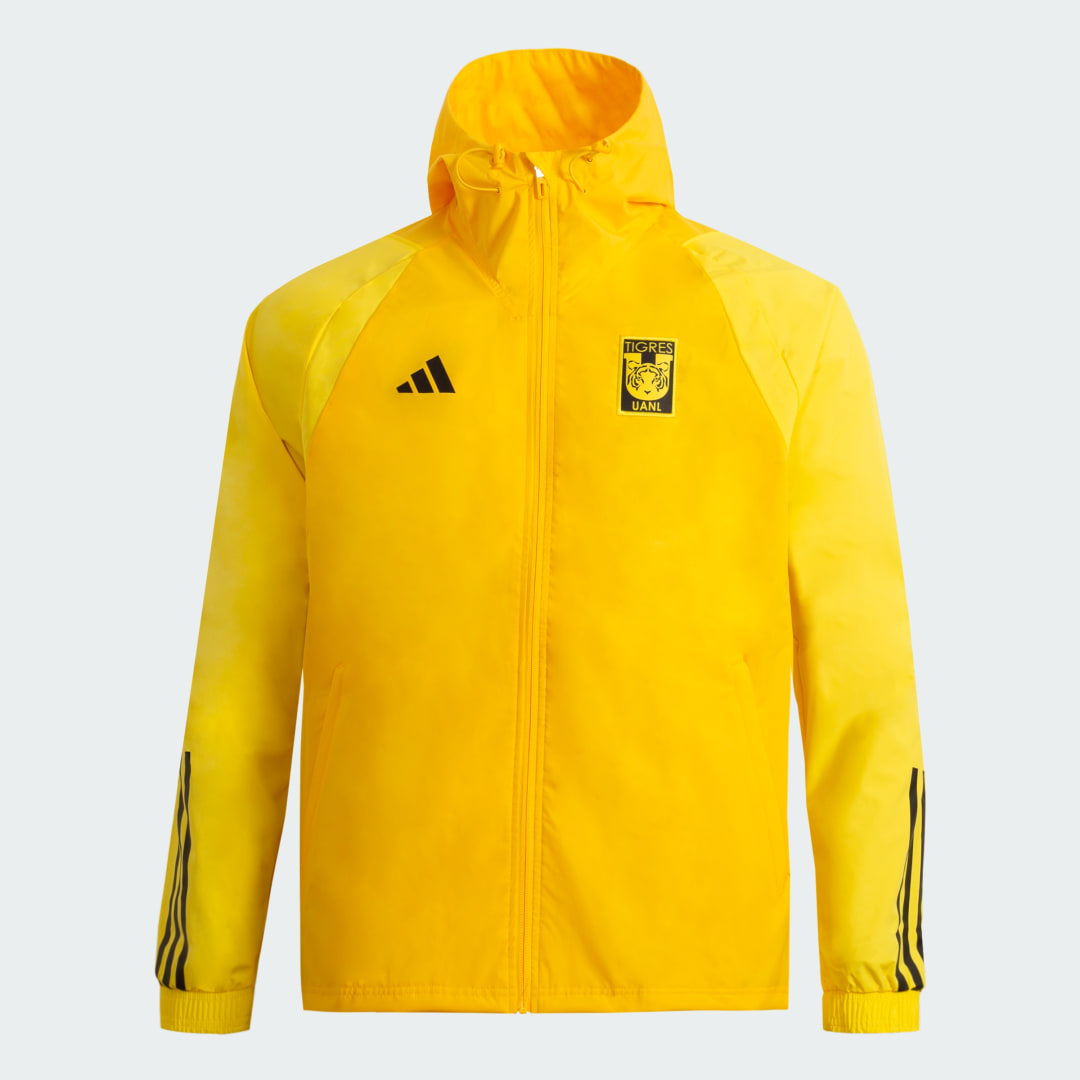 

adidas Chamarra Tigres Tunal All-weather Hombre, Bold oro