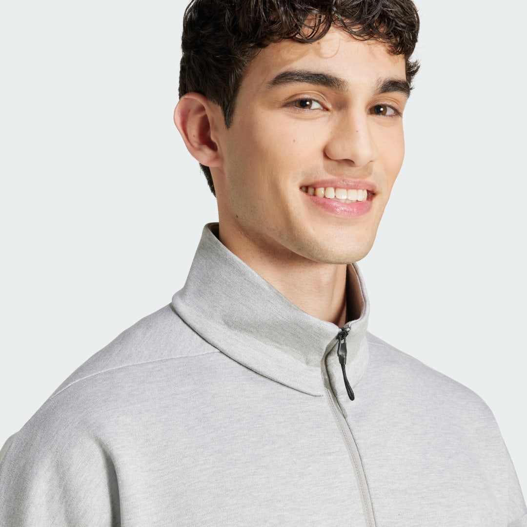 Adidas Z.N.E. Sweatshirt met Korte Rits
