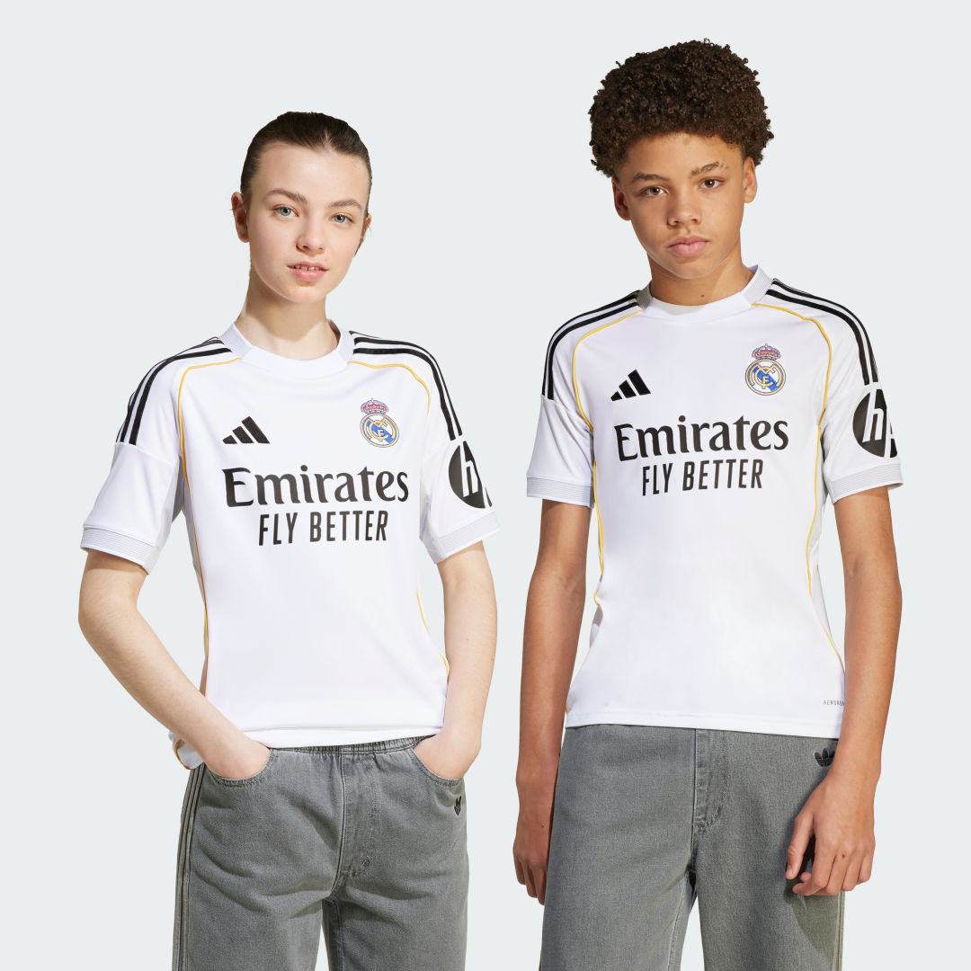 Thumbnail - Real Madrid 25/26 Kids Heimtrikot
