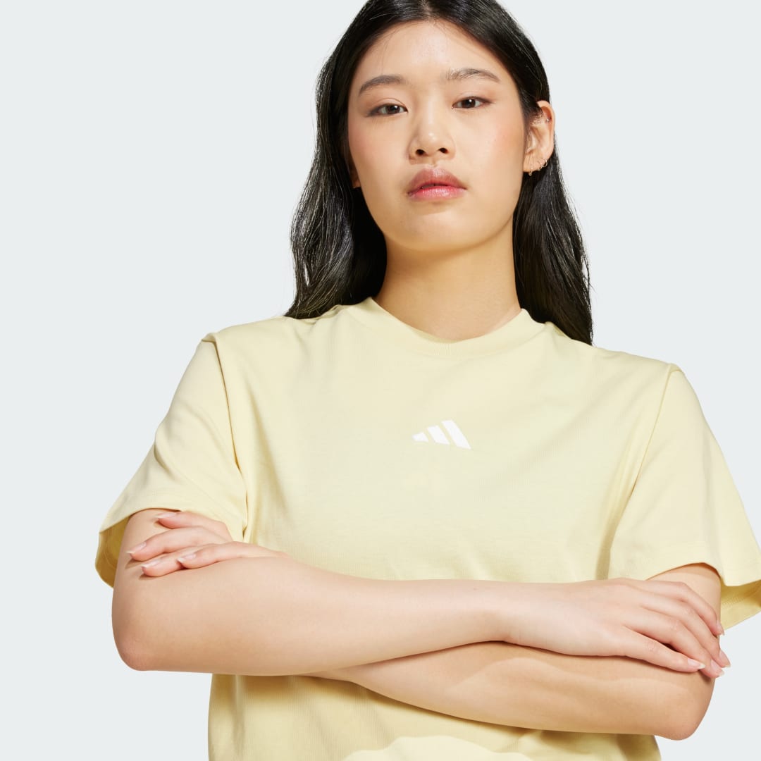 Adidas Essentials 3-Stripes Katoenen T-shirt