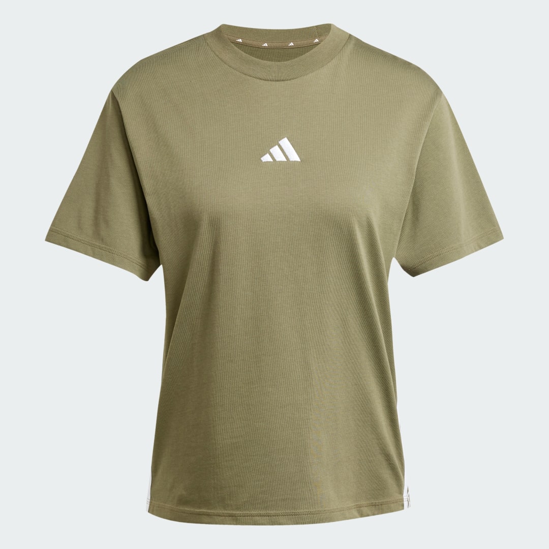 Adidas Essentials 3-Stripes Katoenen T-shirt