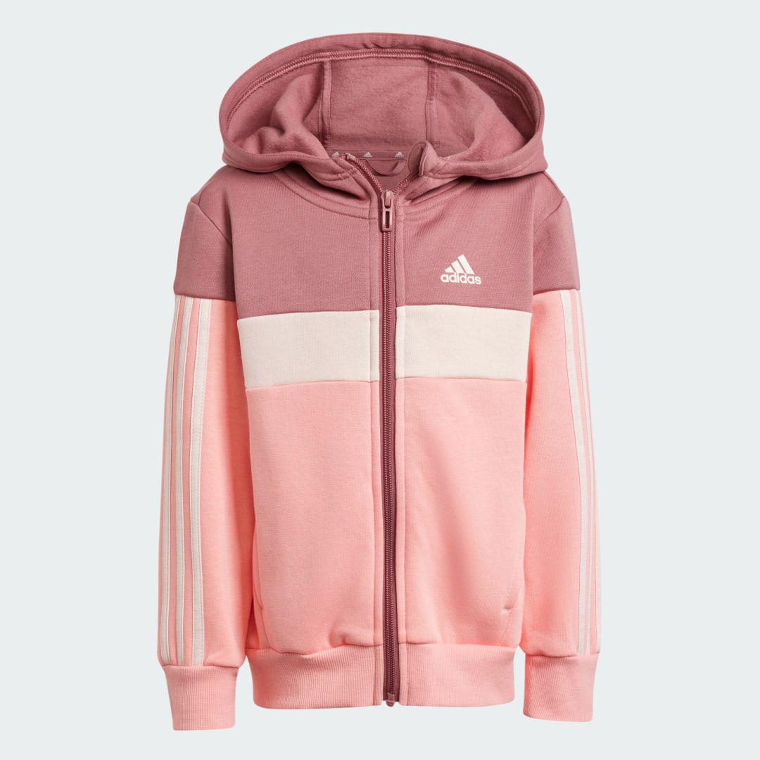 Adidas Tiberio 3-Stripes Colorblock Fleece Trainingspak Kids