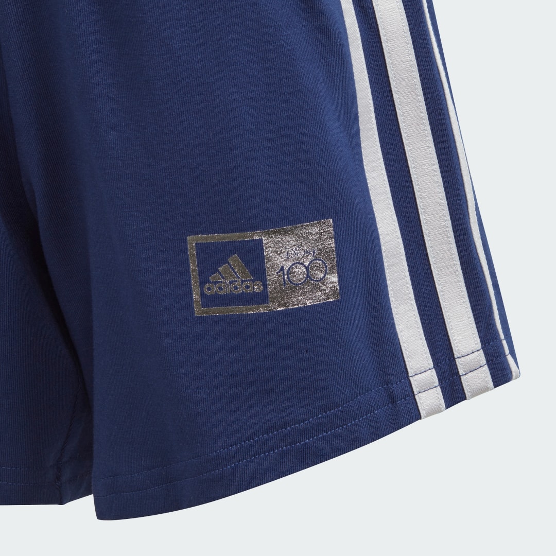 

adidas Conjunto de Playera Adidas x Disney 100 Niño, Royal azul/dark azul/plata gris