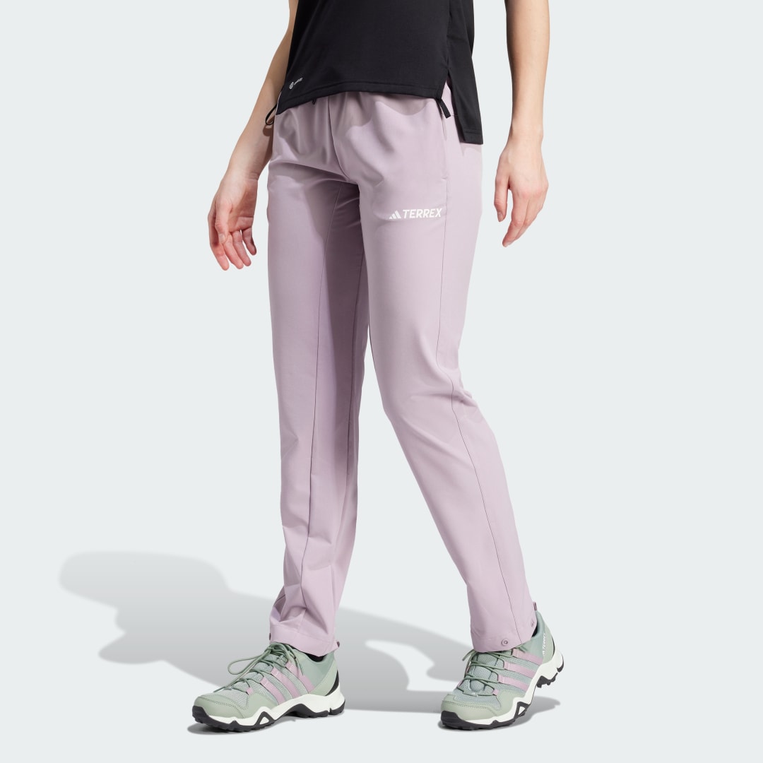 Image of adidas Terrex Liteflex Hiking Pants Preloved Fig XS - Women Hiking Pants