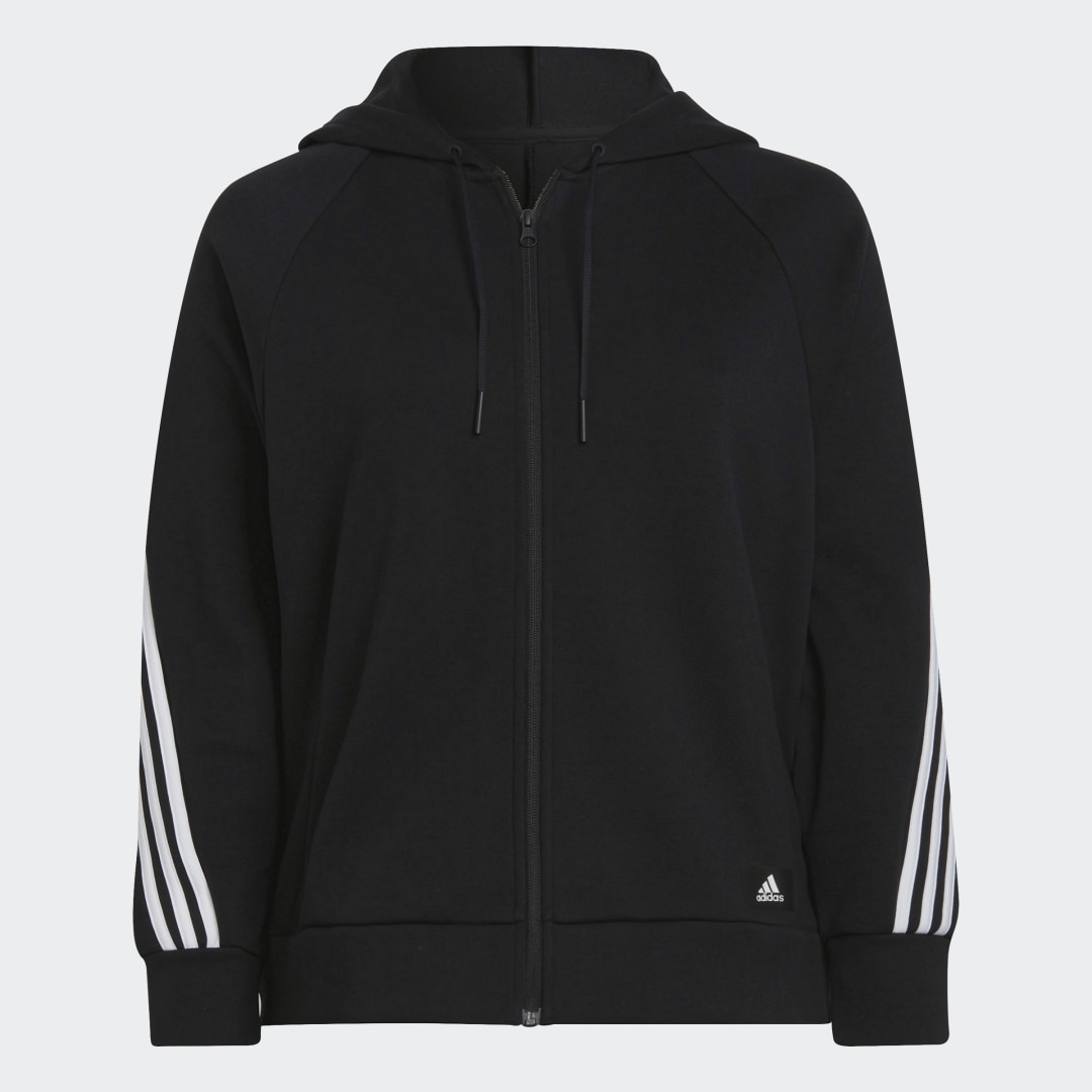 фото Толстовка adidas sportswear future icons 3-stripes (plus size)