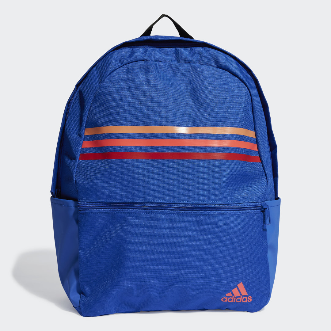 adidas Sportswear Classic Horizontal 3-Stripes Rugzak - Unisex - Blauw - 1 Maat