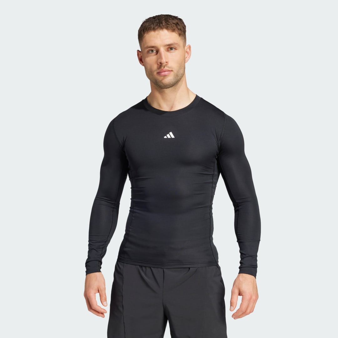 T shirt de training manches longues compression TECHFIT