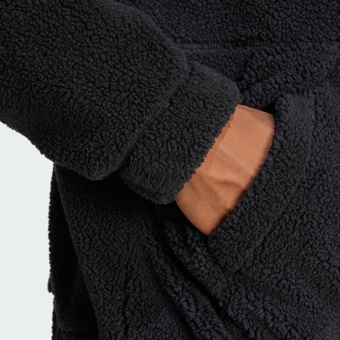 Adidas Premium Essentials Polar Fleece Sweatshirt met Lange Rits