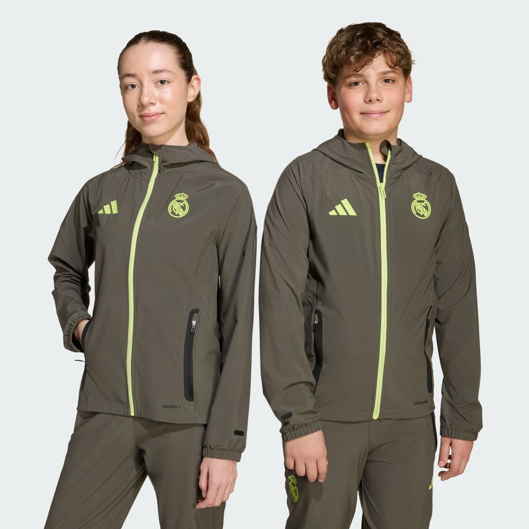 Image of Giacca Real Madrid Tiro 25 Competition Vis Tech Travel Bambini cod002
