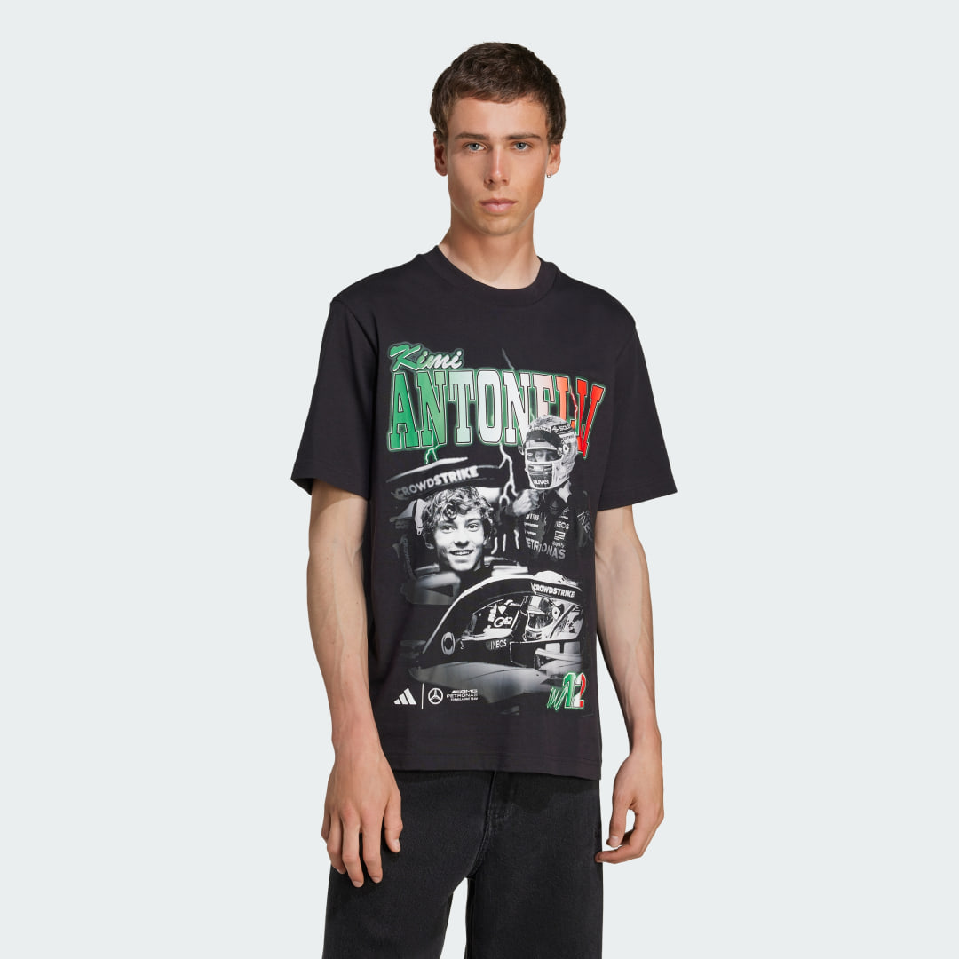 Adidas Mercedes AMG Petronas Formula One Team Kimi Antonelli Graphic T-shirt