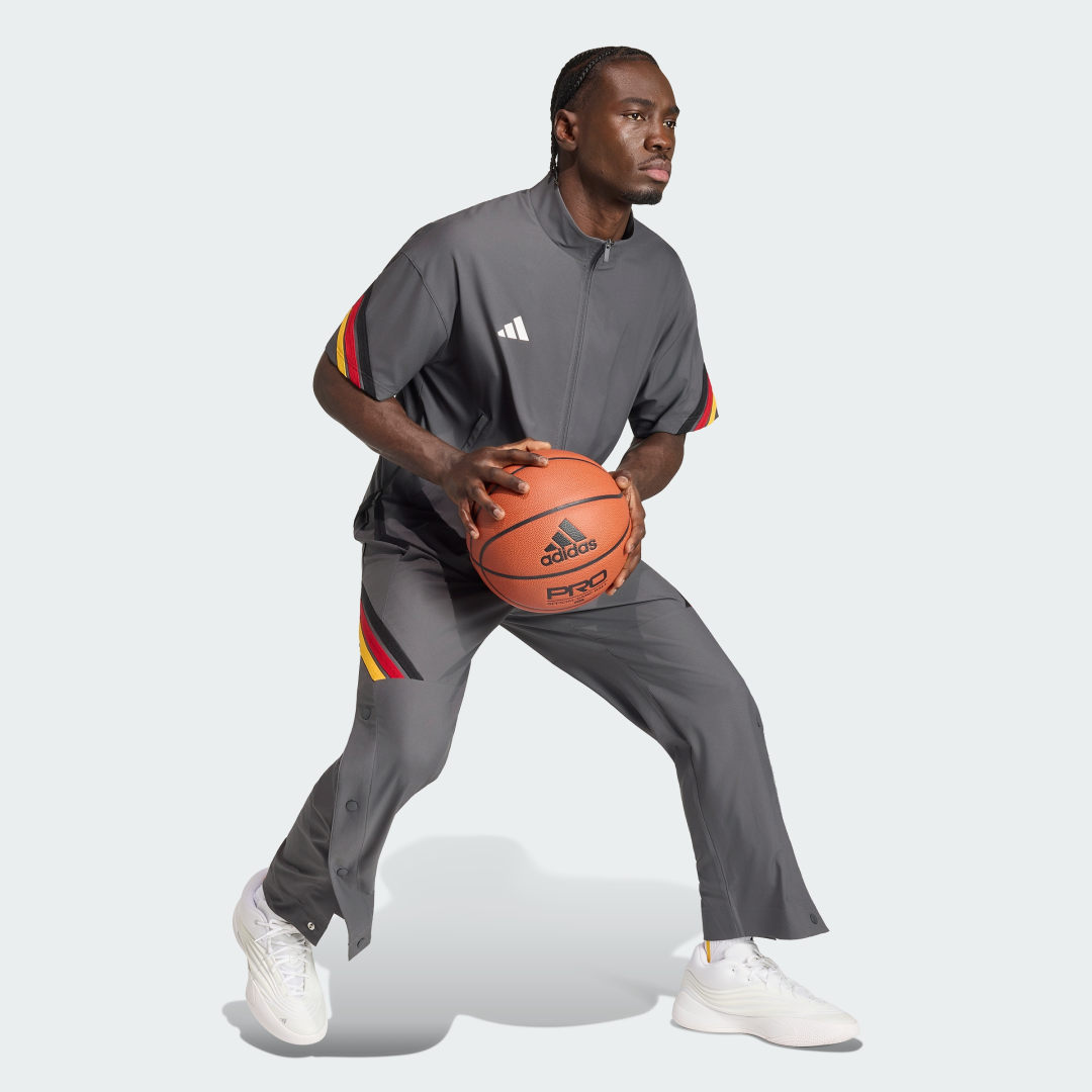 VESTE D’ÉCHAUFFEMENT MANCHES COURTES BASKETBALL DBB HOMMES - vue 3