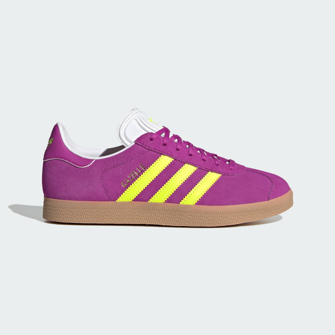 Adidas Gazelle Purple Burst / Solar Yellow / Off White