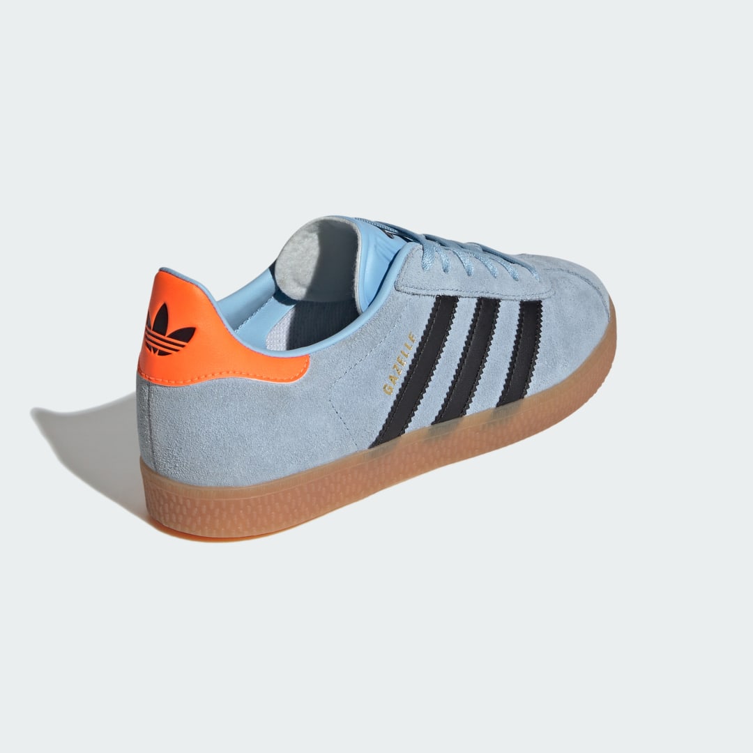 

adidas Tenis Gazelle Kids Niño, Clear sky/negro/solar naranja