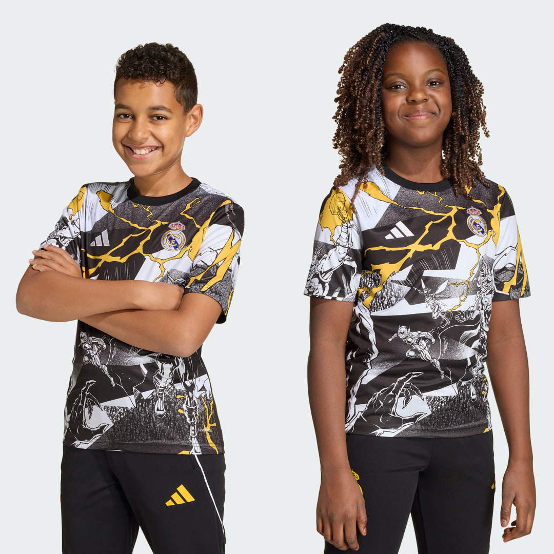 Maillot adidas Real Madrid Avengers 2526 Pre Match Enfants